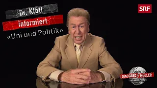 Klöti über Uni und Politik | Giacobbo / Müller | Comedy | SRF