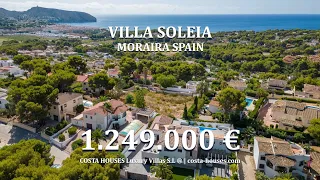 ❶ VILLA SOLEIA - For sale LUXURY HOUSE CLOSE TO THE SEA IN MORAIRA ALICANTE - VALENCIA, SPAIN