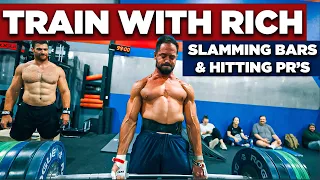 SLAMMING BARS & HITTING PR's| Train with Rich 31