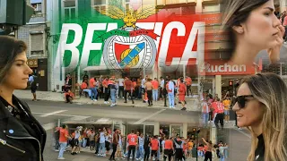 CRAZY football celebration with Benfica  Fans