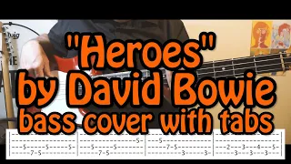 "Heroes" by David Bowie - bass cover with tabs