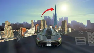 Jumping to the tallest building || Extreme car driving simulator || New update