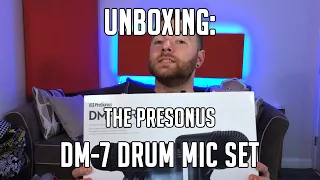 Unboxing the Presonus DM7 Drum Mic Set