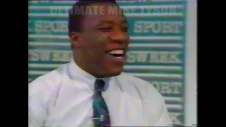 GARY MASON TALKS TYSON V BRUNO 1989 ITV