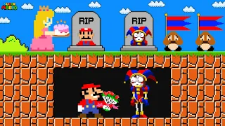 Peach R.I.P Mario and Pomni...Sorry Mario, Please comeback!