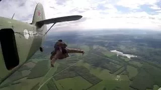 д6 парашют ПО-17 Прыжки с парашютом д-1-5у УТ-15 г.Майкоп май 2014