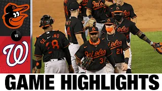 Orioles beat defending champs Nationals, 11-0! | Orioles-Nationals Game Highlights 8/7/20