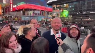 Shakira en vivo Time Square