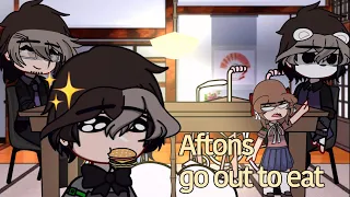 Aftons go out to eat ||Original|| FNAF/GACHA