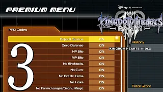 ReMind - Kingdom Hearts 3 DLC - Premium Menu PRO Codes