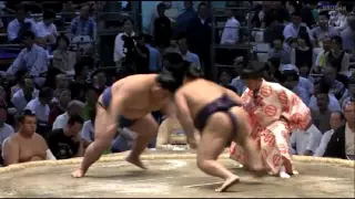 Nagoya 2016, Día 7 - Chiyomaru vs Amuru ~ Ikioi vs Harumafuji
