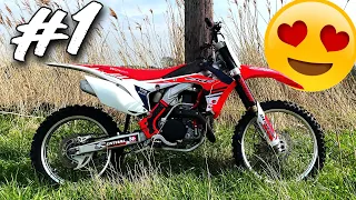 MY NEW HONDA CRF450R 😍 Let The Supermoto Build Begin... #1