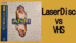 Anri in Concert (1984) LaserDisc vs VHS Comparison