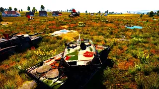 Leopard2A7 and Leopard 2A6 Simulation battle against Russian MBT War Thunder 4K #leopard2a6 #t90