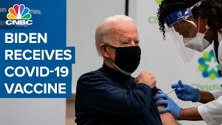 President-elect Joe Biden gets first dose of Covid-19 vaccine