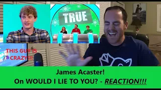 Americans React | A Whimsical RollAcaster | JAMES ACASTER | Would I Lie To You? | REACTION