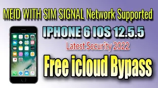 I phone 6 iCloud Bypass Done Unlock Tool  with signal iOS 12.0 // iPhone 6 hello bypass