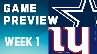 Dallas Cowboys vs. New York Giants | 2023 Week 1 Game Preview