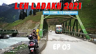 Srinagar To Kargil On Scooter "EP 03" | Zojila Pass | Zero Point | Leh Ladakh Bike Trip 2021