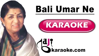 Bali Umar Ne Mera Haal | Video Karaoke Lyrics |Awaargi, Mohammad Aziz, Lata Mangeshkar, Baji Karaoke