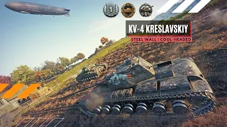 KV-4 Kreslavskiy | Steel Wall | 1st Class | World of Tanks | Gameplay | Replay