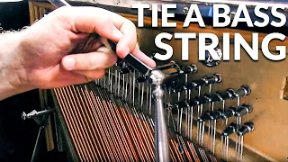 Brigham Larson Pianos, How To Tie a Bass String