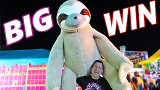 Won the LARGEST Carnival prize!