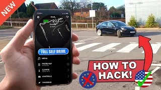 how to bypass the EU/UN law & let the car self drive to you! | Tesla HW3 Smart Summon Trick/Hack V10