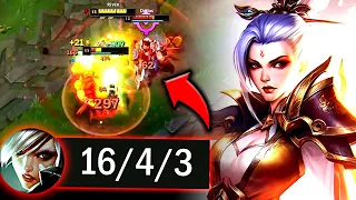 BEST RIVEN BUILD TO 1V9 YOUR RANKED GAMES (USE THIS) - S13 Riven TOP Gameplay!