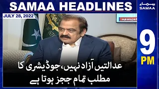 Samaa News Headlines | 9pm | 28 July 2022