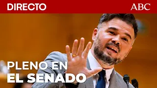 🔴DIRECTO | DEBATE en el SENADO sobre la ley de AMNISTÍA