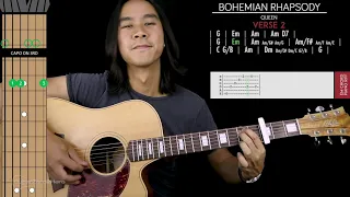 Bohemian Rhapsody Guitar Cover Acoustic - Queen 🎸 |Tabs + Chords|