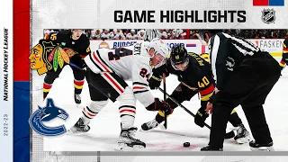 Blackhawks @ Canucks 1/24 | NHL Highlights 2023