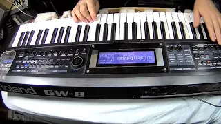 Roland GW-8 - sound and styles while playing different popular songs