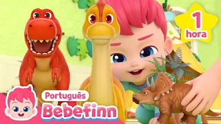 Somos Dinossauros, Rawr! 🦖 | + Completo | Bebefinn em Português - Canções Infantis