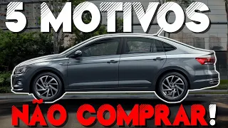 🤮 5 MOTIVOS PARA NÃO COMPRAR VOLKSWAGEN VIRTUS! PONTOS NEGATIVOS DO VOLKSWAGEN VIRTUS 1.0 TSI 🤮