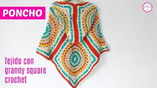 PONCHO CROCHET STEP BY STEP WITH HOOD