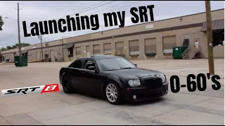 LAUNCHING MY CHRYSLER 300 SRT8! 0-60's!