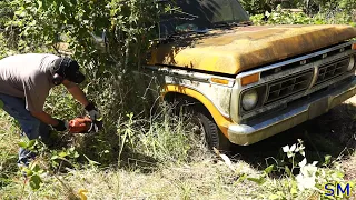 Rescued 17 Years After an Engine Fire - 1977 Ford F250 XLT Ranger Super Cab 460 CI