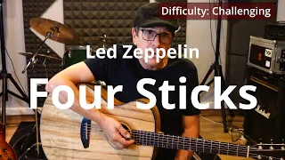 Four Sticks: acoustic cover and tutorial