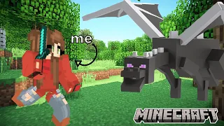 Playing Minecraft! Starting a new world...