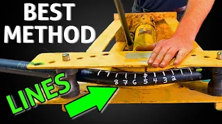 Harbor Freight Pipe Bender  Best Method - Handrail Build Start To Finish - Smooth Bends Every Time!