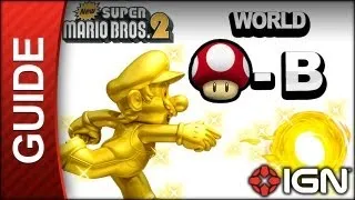 New Super Mario Bros. 2 - Star Coin Guide - World Mushroom-B - Walkthrough