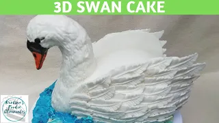 3D Swan Cake Tutorial | Kurlina's Foodie Chronicles