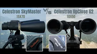 Binocular Battle: Celestron Upclose 10X50 vs Celestron Skymaster 15X70 - The Ultimate Showdown!