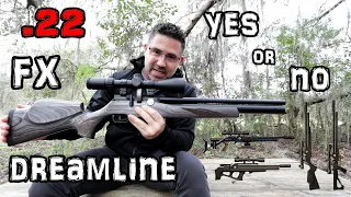 FX Dreamline .22 Air Rifle (Review) + Accuracy TEST - 50 & 100 Yards - Regulated PCP Pellet Gun