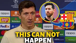 🚨URGENT BOMB! NOBODY EXPECTED THIS FROM MESSI AND LEWANDOWSKI! BARCELONA NEWS TODAY!