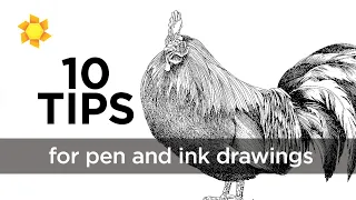 10 TOP TIPS for detailed pen and ink drawings