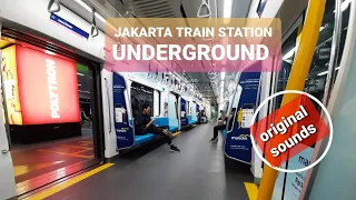 Experience Jakarta MRT transportation in 2 minutes video (original Sound)