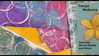 Gelli Plate Techniques Using Household Items for Mark Making